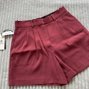 Aritzia Babaton Pleated Mini Dress Shorts